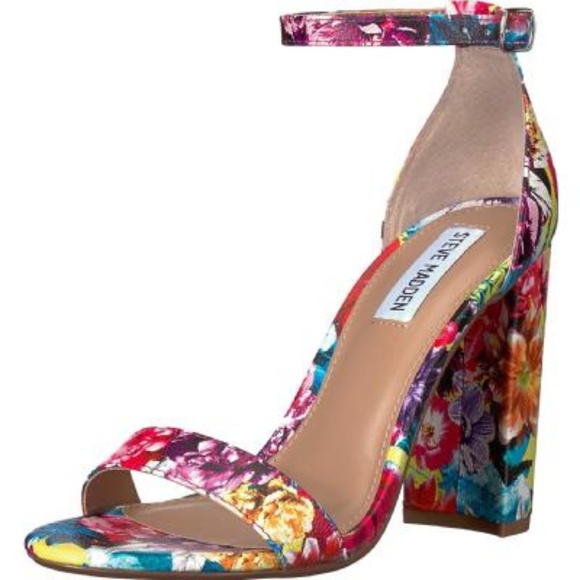 steve madden floral heels